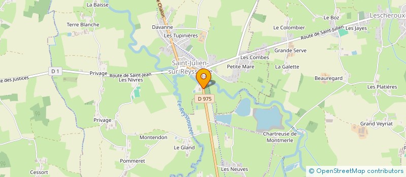 localisation de l'entreprise ETABLISSEMENTS VULIN à SAINT-JULIEN-SUR-REYSSOUZE
