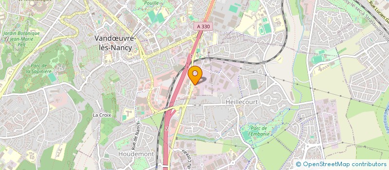 localisation de l'entreprise ETABLISSEMENTS WERMUTH ET GENDRES à VANDŒUVRE-LES-NANCY