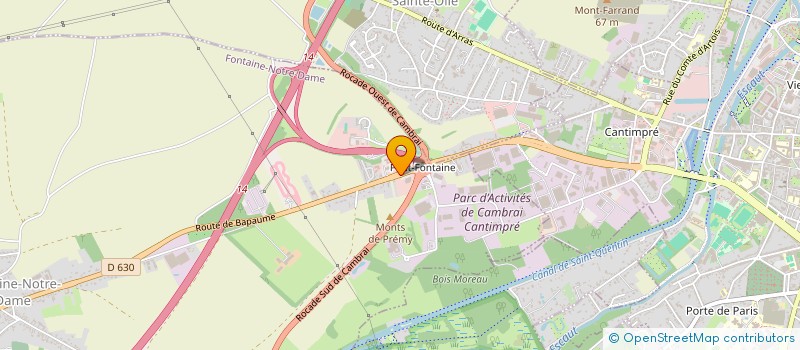 localisation de l'entreprise ETABLISSEMENTS WILMOT à FONTAINE-NOTRE-DAME