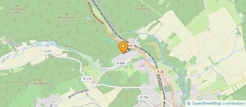 localisation de l'entreprise ETABLISSEMENTS WOLF ET FILS à REIPERTSWILLER