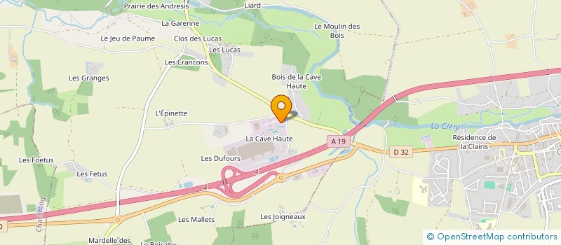 localisation de l'entreprise ETABLISSEMENTS YVON BOYER à SAINT-HILAIRE-LES-ANDRESIS