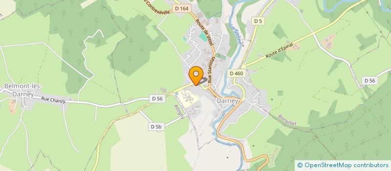 localisation de l'entreprise ETABLISSEMENTS YVONNE CLAUDE  DARNEY