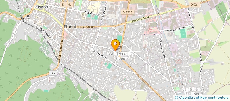 localisation de l'entreprise ETABLISSEMENTS ZASTRUZNY ROGER  CAUDEBEC-LES-ELBEUF