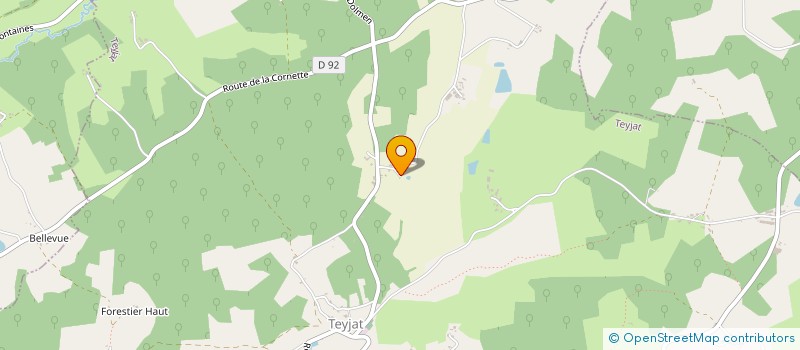 localisation de l'entreprise ETABLISSEMNTS VAZEUX  TEYJAT