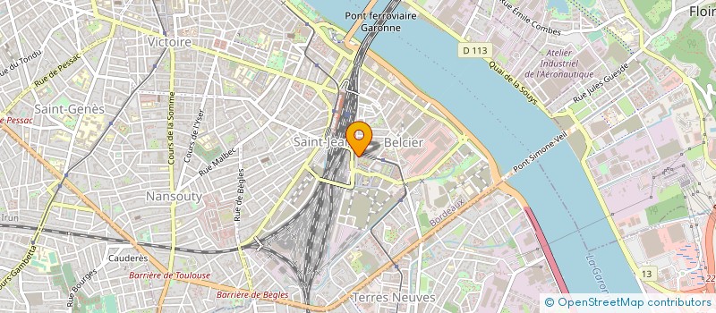 localisation de l'entreprise ETABLISSMENT PUBLIC D'AMENAGEMENT DE BORDEAUX - EURATLANTIQUE à BORDEAUX