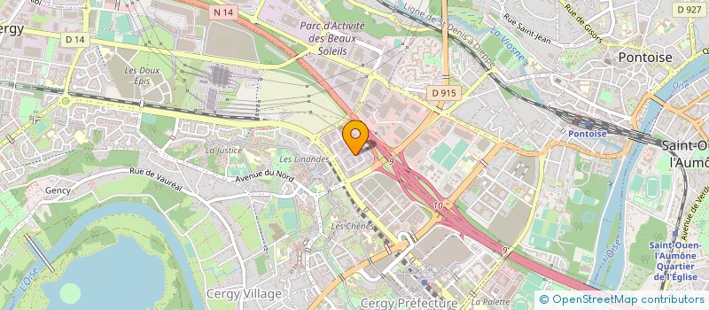 localisation de l'entreprise ETABLTS L BENEZECH MARBRERIE à CERGY