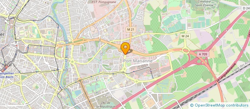 localisation de l'entreprise ETABS DOMAISON FRERES à MONTPELLIER