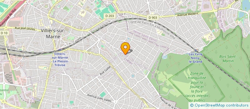 localisation de l'entreprise ETABT COLONNA à VILLIERS-SUR-MARNE