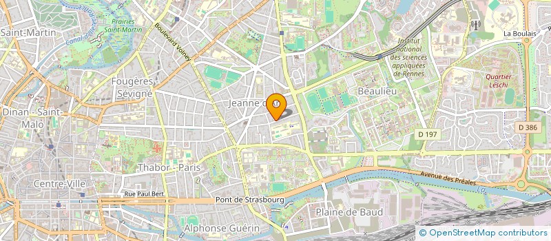 localisation de l'entreprise ETAC IMMO  RENNES