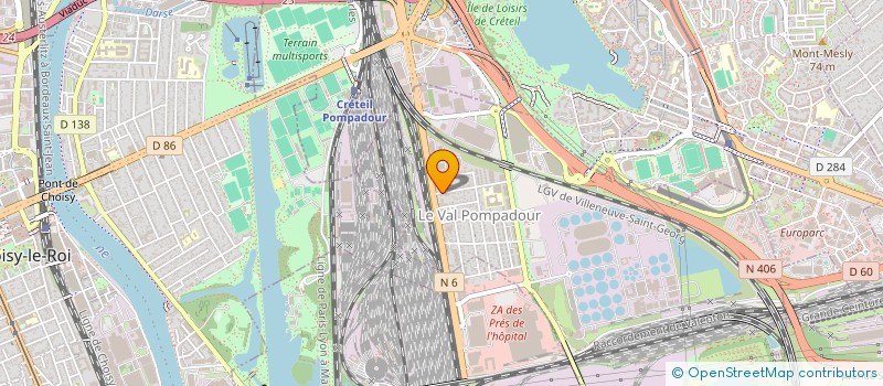 localisation de l'entreprise ETAFIX  VALENTON