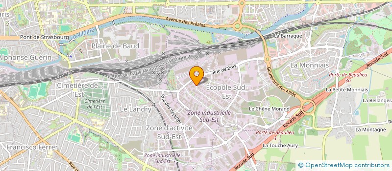 localisation de l'entreprise ETAI 35 à CESSON-SEVIGNE