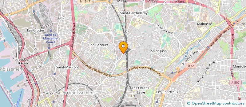 localisation de l'entreprise ETAIEMENT TECHNIQUES MEDITERRANEE à MARSEILLE
