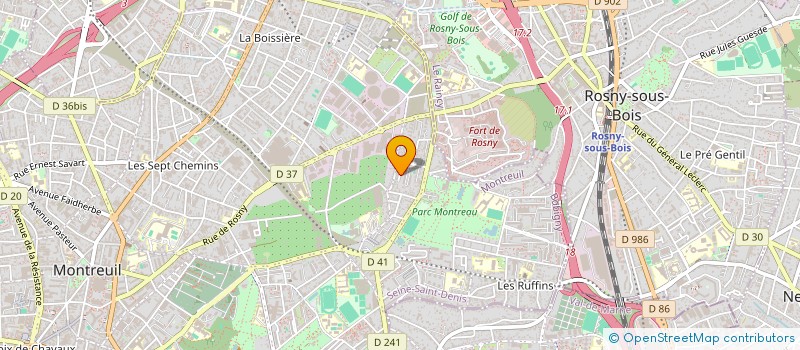 localisation de l'entreprise ETAIRIA CONSEIL à MONTREUIL