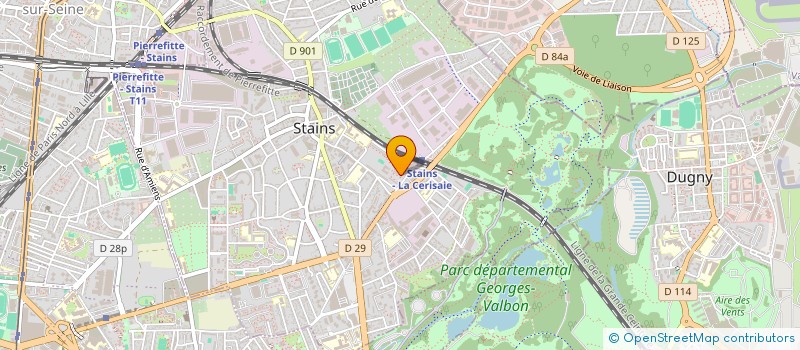 localisation de l'entreprise ETAL à STAINS
