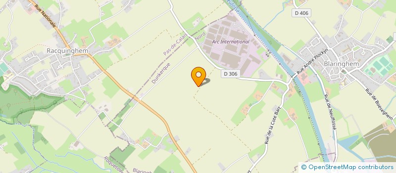 localisation de l'entreprise ETAL CONCEPT à BLARINGHEM