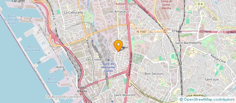 localisation de l'entreprise ETAL DU CANET à MARSEILLE