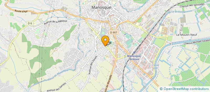 localisation de l'entreprise ETAL PLUS à MANOSQUE