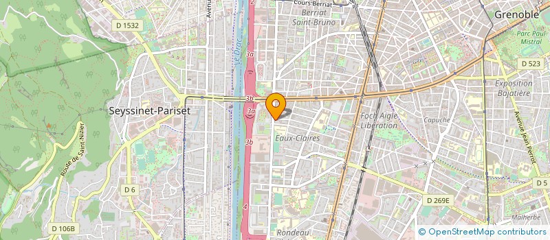 localisation de l'entreprise ETALE CITY à GRENOBLE