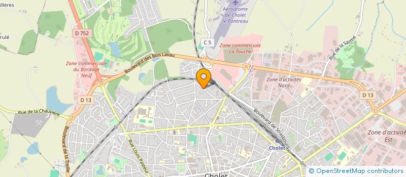 localisation de l'entreprise ETALEX à CHOLET