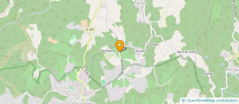 localisation de l'entreprise ETALON PAPILLON  GASSIN