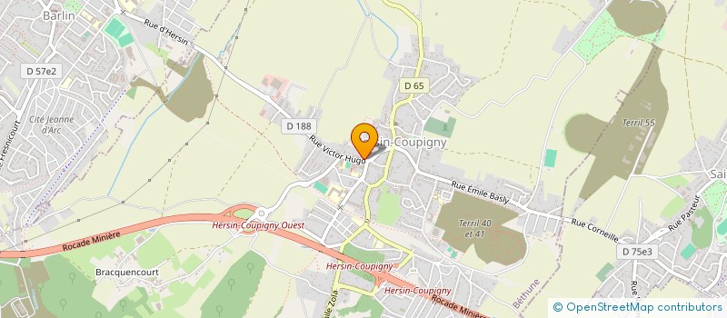 localisation de l'entreprise ETALONS DU NORD  HERSIN-COUPIGNY