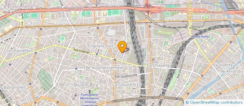 localisation de l'entreprise ETAM BAT  PARIS