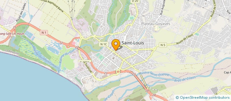 localisation de l'entreprise ETAM SUD à SAINT-LOUIS
