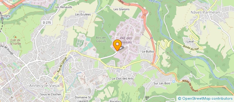 localisation de l'entreprise ETAMES SA à PARIS