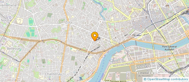 localisation de l'entreprise ETAMETA à NANTES