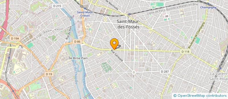 localisation de l'entreprise ETAMIN à SAINT-MAUR-DES-FOSSES