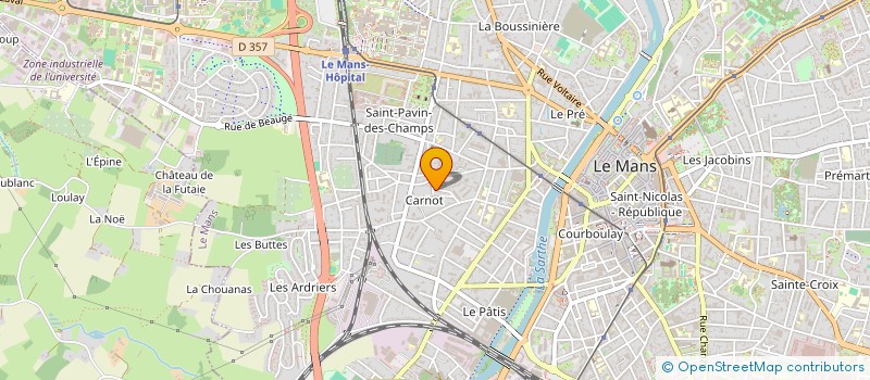 localisation de l'entreprise ETAMINES INVEST  LE MANS