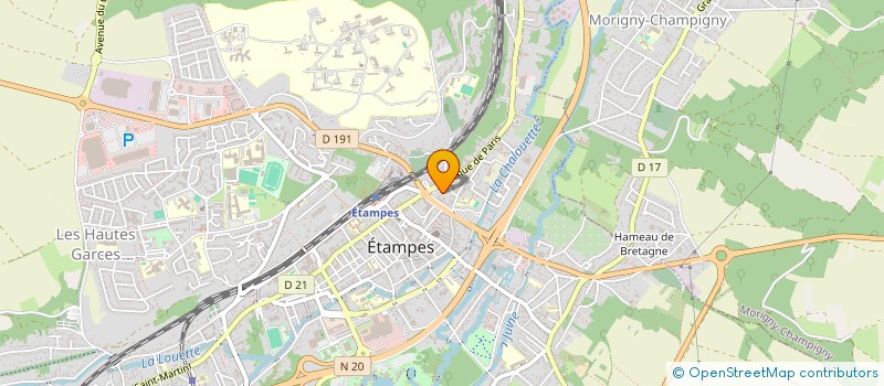 localisation de l'entreprise ETAMPES ENCHERES  ETAMPES