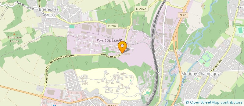 localisation de l'entreprise ETAMPES SABLAGE THERMOLAQUAGE à ETAMPES