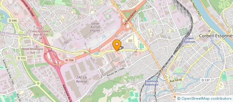 localisation de l'entreprise ETAMPES TRUCKS à CORBEIL-ESSONNES