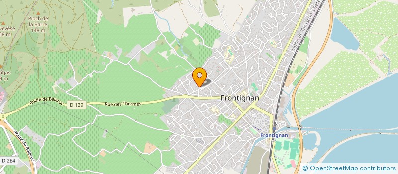 localisation de l'entreprise ETAMU ELECTRIQUE à FRONTIGNAN