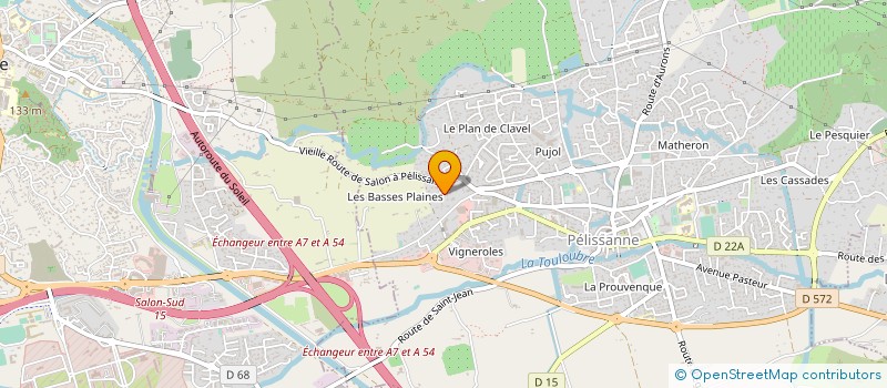 localisation de l'entreprise ETANAKA  PELISSANNE