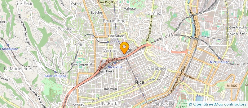 localisation de l'entreprise ETANCH'AZUR  NICE