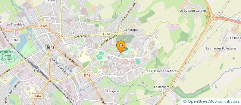 localisation de l'entreprise ETANCH'EXPERT NORMANDIE à FLERS