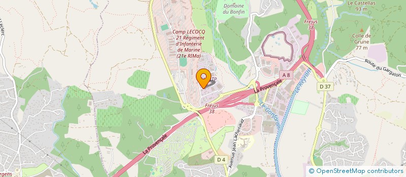 localisation de l'entreprise ETANCH TPEX à FREJUS