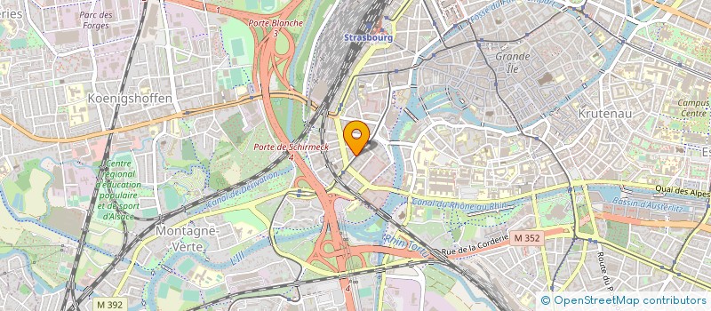 localisation de l'entreprise ETANCHE GRAND EST à STRASBOURG