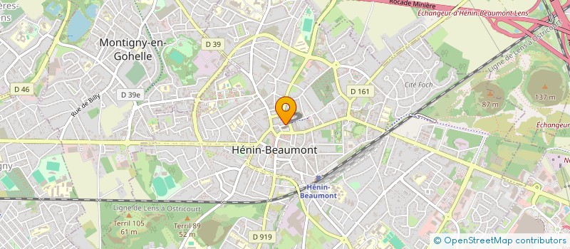 localisation de l'entreprise ETANCHE NORDPICARDIE à HENIN-BEAUMONT