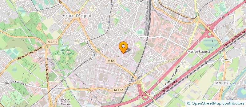 localisation de l'entreprise ETANCHE PRO SUD à MONTPELLIER