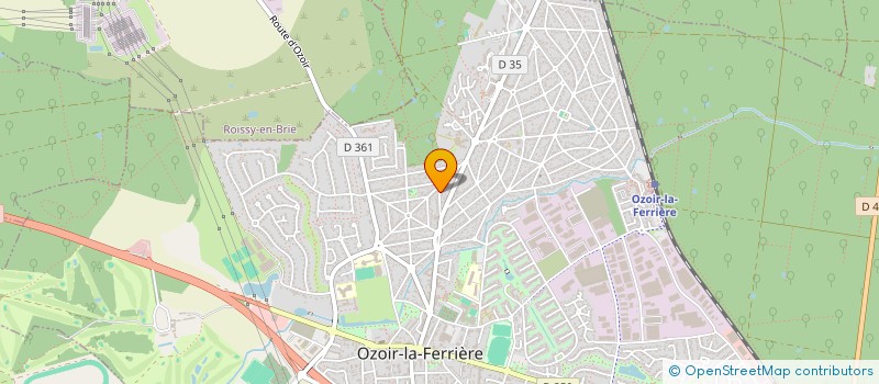 localisation de l'entreprise ETANCHEITE 2000 à OZOIR-LA-FERRIERE