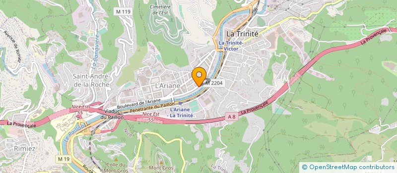localisation de l'entreprise ETANCHEITE 2000 à NICE