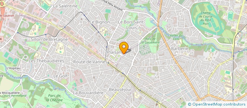 localisation de l'entreprise ETANCHEITE BA à ORVAULT