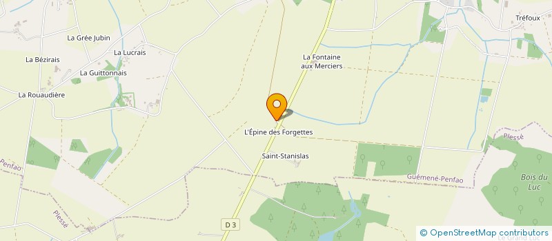 localisation de l'entreprise ETANCHEITE BARDAGE GUEMENE PENFAO à GUEMENE-PENFAO