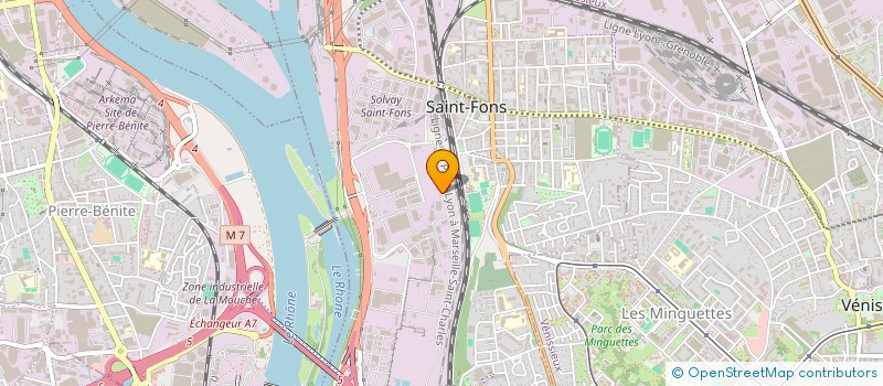 localisation de l'entreprise ETANCHEITE BATIMENT SERVICE  SAINT-FONS