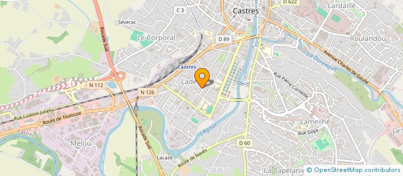 localisation de l'entreprise ETANCHEITE CASTRAISE 81  CASTRES