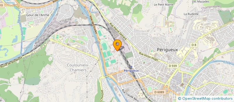 localisation de l'entreprise ETANCHEITE COUVERTURE BARDAGE  PERIGUEUX