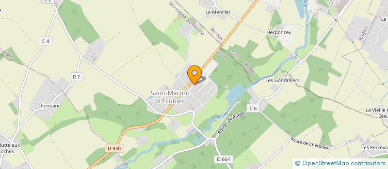 localisation de l'entreprise ETANCHEITE COUVERTURE LEDUC à CRULAI